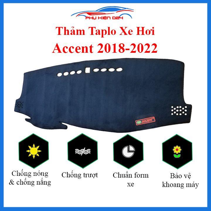 Thảm taplo Accent 2018-2019-2020-2021-2022 chống nắng nóng làm mát xe mở rộng tầm nhìn