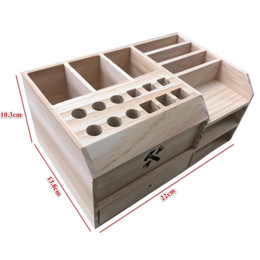 Hộp để dụng cụ bằng gỗ Tool box