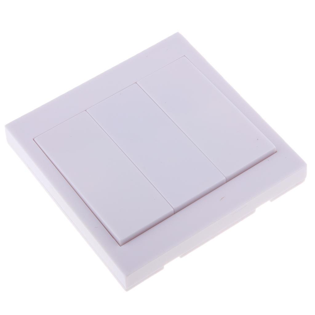 Lovoski 433Mhz Wireless Remote Control Light Switch Wall Panel 3 Way