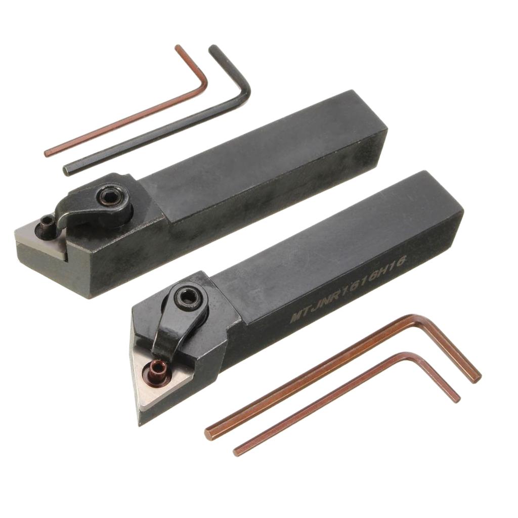 Lathe Tool Holder Holder Boring Bar + Wrench CNC Lathe Turning Tool, 100 Mm MTJNR1616H16 MTJNL1616H16