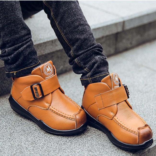 Giày da bò thật cho bé phong cách Hàn Quốc 20347