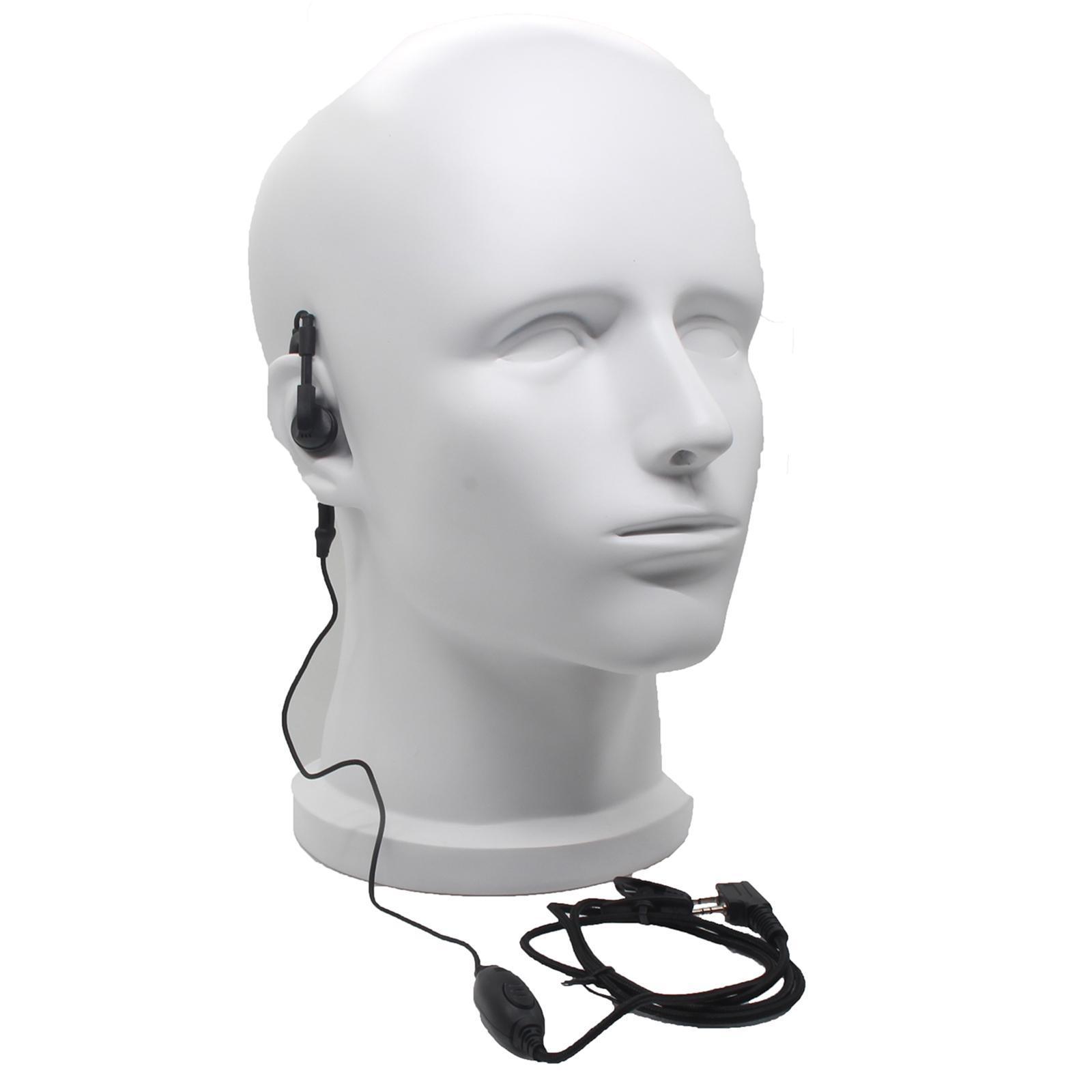 2 Earpiece Earhook Headset with Mic Replacement for UV5RC 520