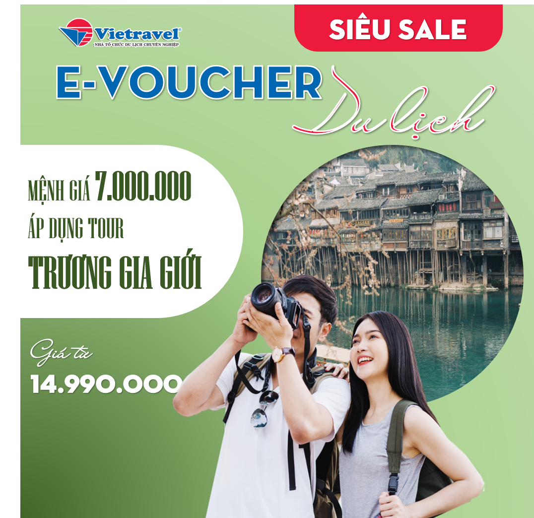 Mệnh - giá 8.000.000 VND áp dụng cho tour Trung Quốc giá từ 14.990.000
