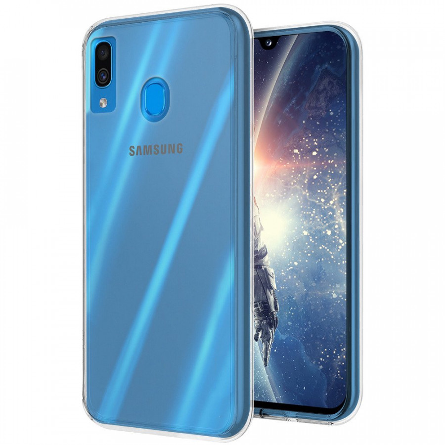Ốp lưng dẻo cho Samsung Galaxy A40 hiệu Ultra Thin mỏng 0.6mm chống trầy - Hàng chính hãng