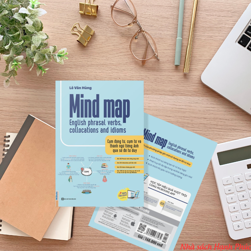 Sách - MindMap English phrasal verbs, collocations and idioms - Cụm động từ, cụm từ và thành ngữ tiếng Anh qua sơ đồ
