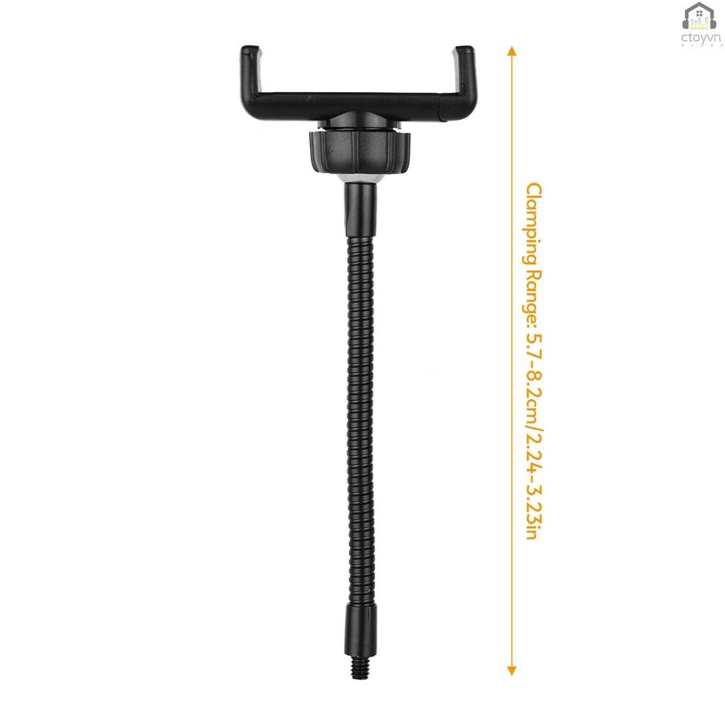 Giá đỡ cho điện thoại có thể gập lại với vòng đèn LED 1/4 cho điện thoại iPhone Android