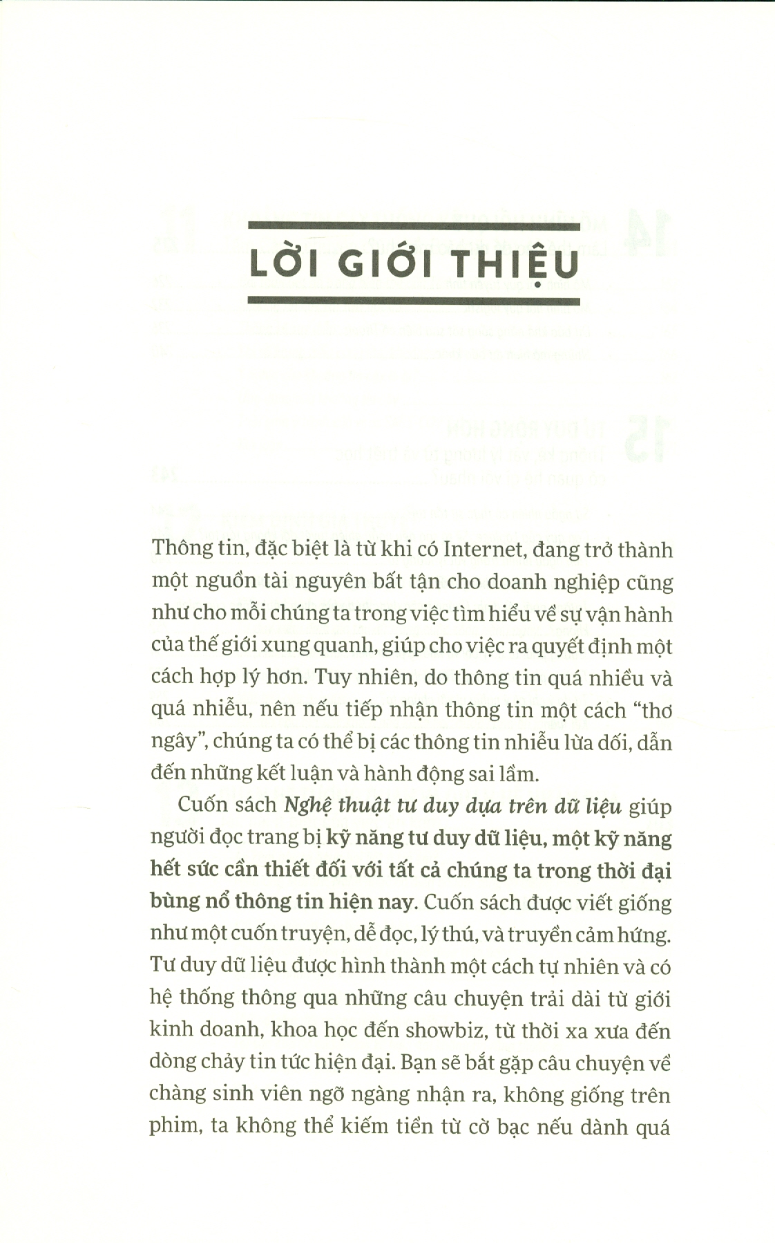 NGHỆ THUẬT TƯ DUY DỰA TRÊN DỮ LIỆU - Để Ra Quyết Định Thông Minh Hơn Trong Một Thế Giới Không Chắn Chắn