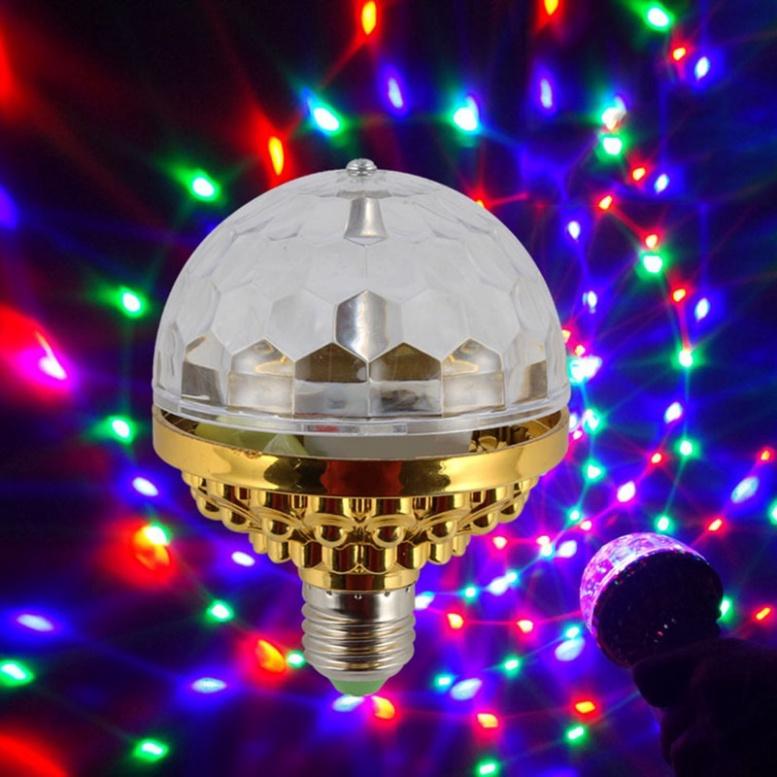 Đèn Sân Khấu Suay tròn Bóng đèn LED RGB Mini xoay được hiệu ứng ánh sáng sân khấu cho Disco DJ ...