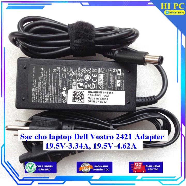 Sạc cho laptop Dell Vostro 2421 Adapter 19.5V-3.34A 19.5V-4.62A - Hàng Nhập khẩu