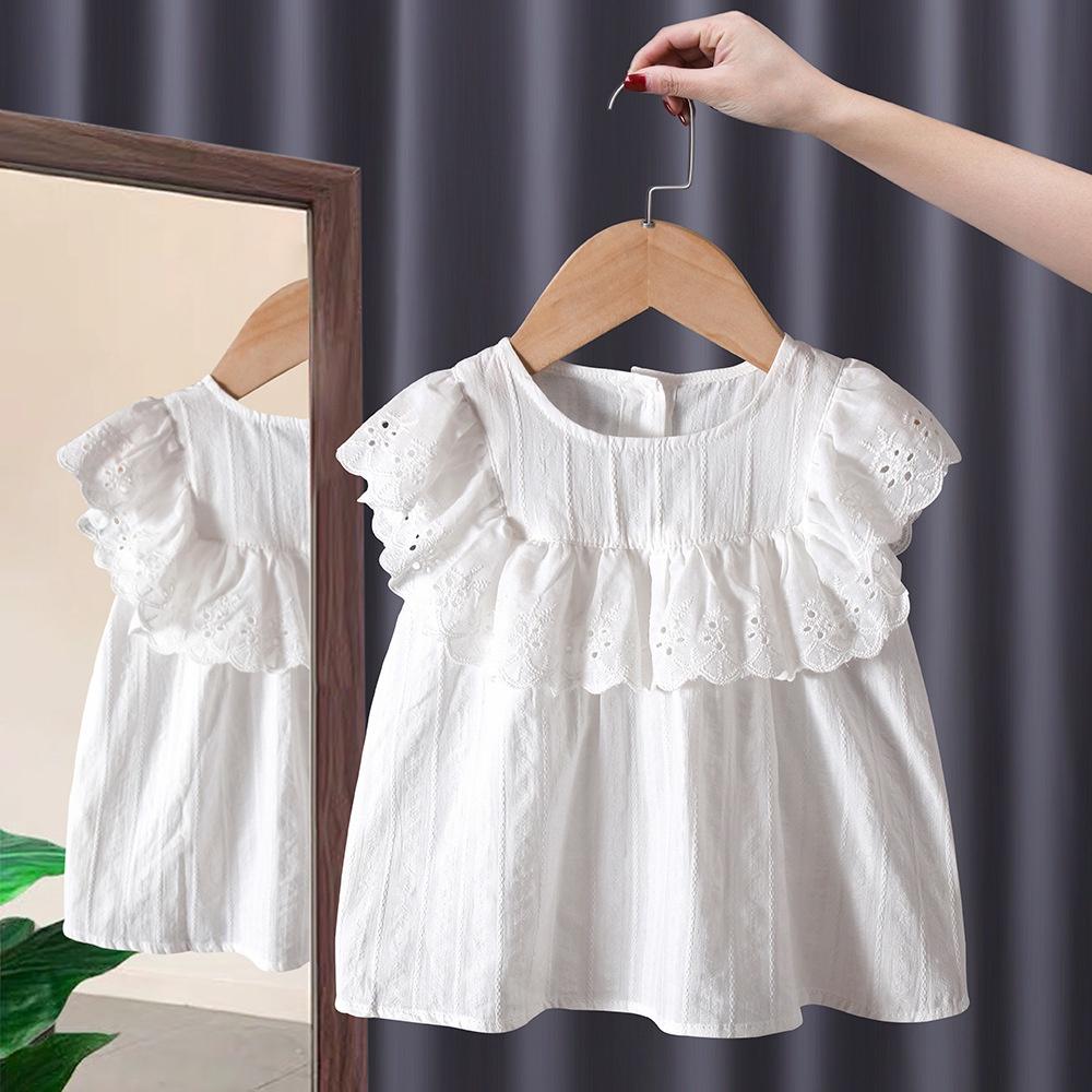 AV11 Size90-130 (9-25kg) Áo sơ mi bé gái Thời trang trẻ Em hàng quảng châu