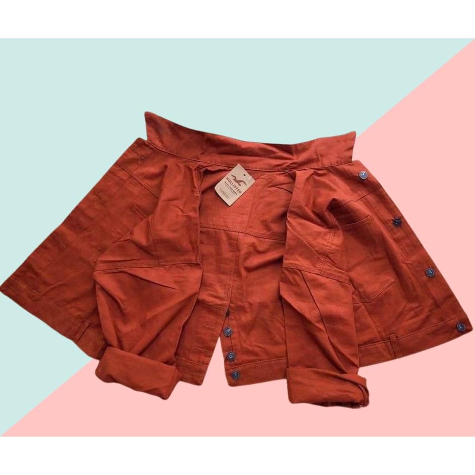 Áo khoác kaki form lửng nút sau phong cách thời trang Hàn quốc 5 màu lựa chọn.
