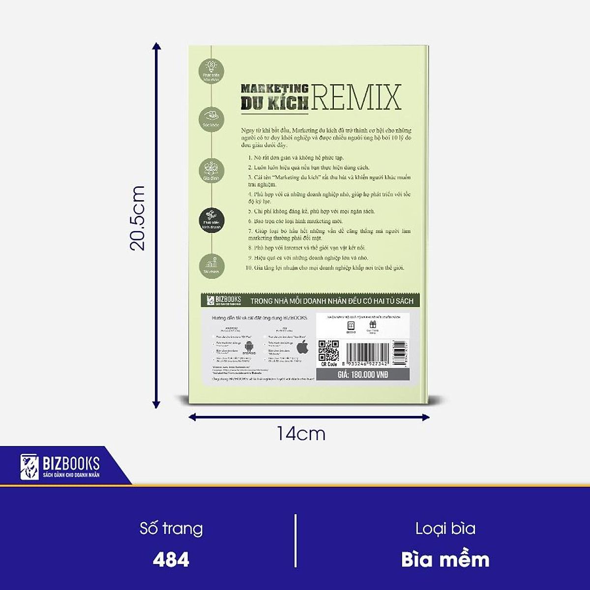 BIZBOOKS - Sách Marketing Du Kích REMIX: Marketing Du Kích Cho Doanh Nghiệp Từ A Đến Z - MinhAnBooks