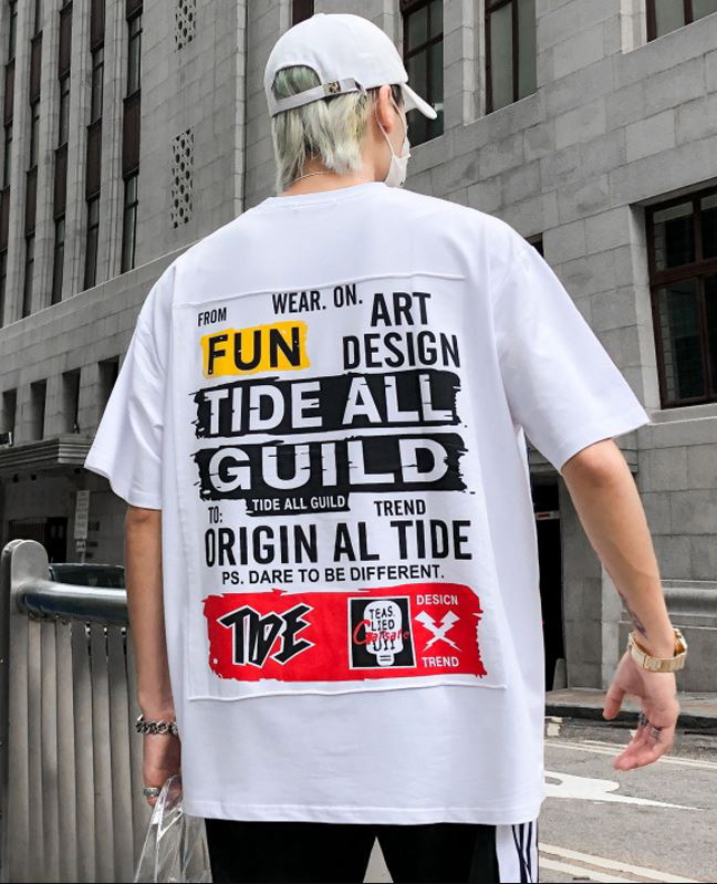 Áo thun tay lỡ,áo thun unisex nam from rộng BF11