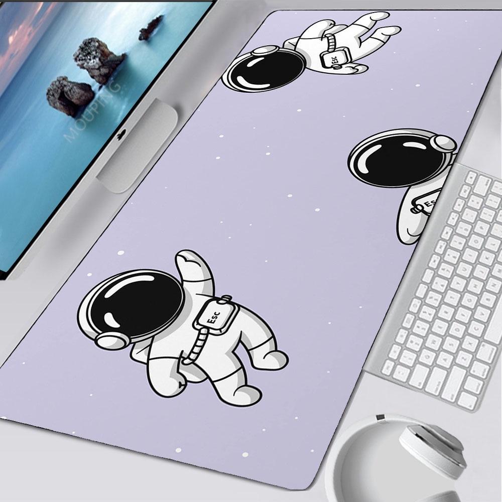Tấm lót chuột cao su hình phi hành gia anime dễ thương cho game thủ