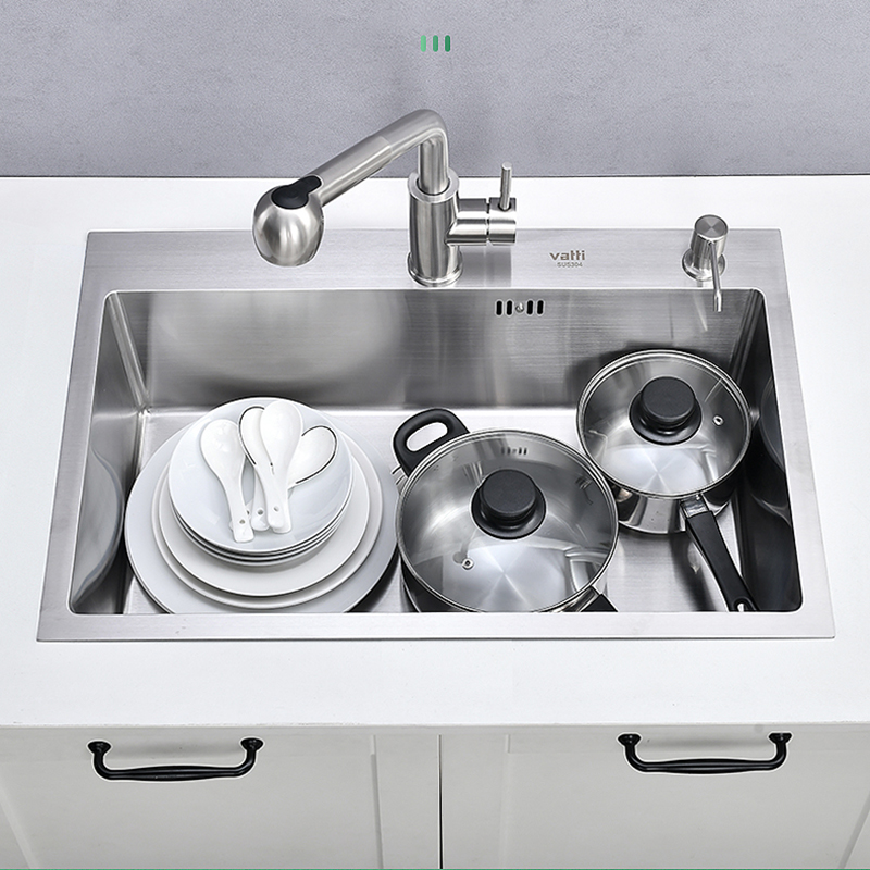 Chậu Rửa Bát Inox Đúc 1 Hố
