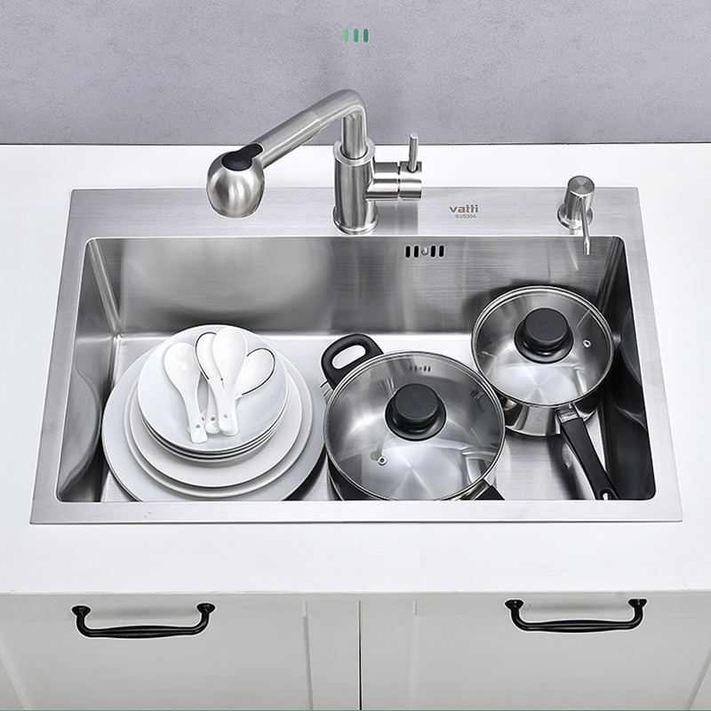  Chậu Rửa Bát Inox Đúc 1 Hố