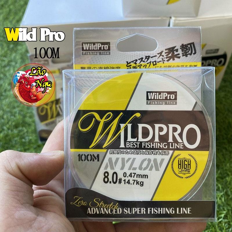 Cước Câu Cá Wild Pro 100M Dòng cước tàng hình, độ tải cá cao siêu bền do