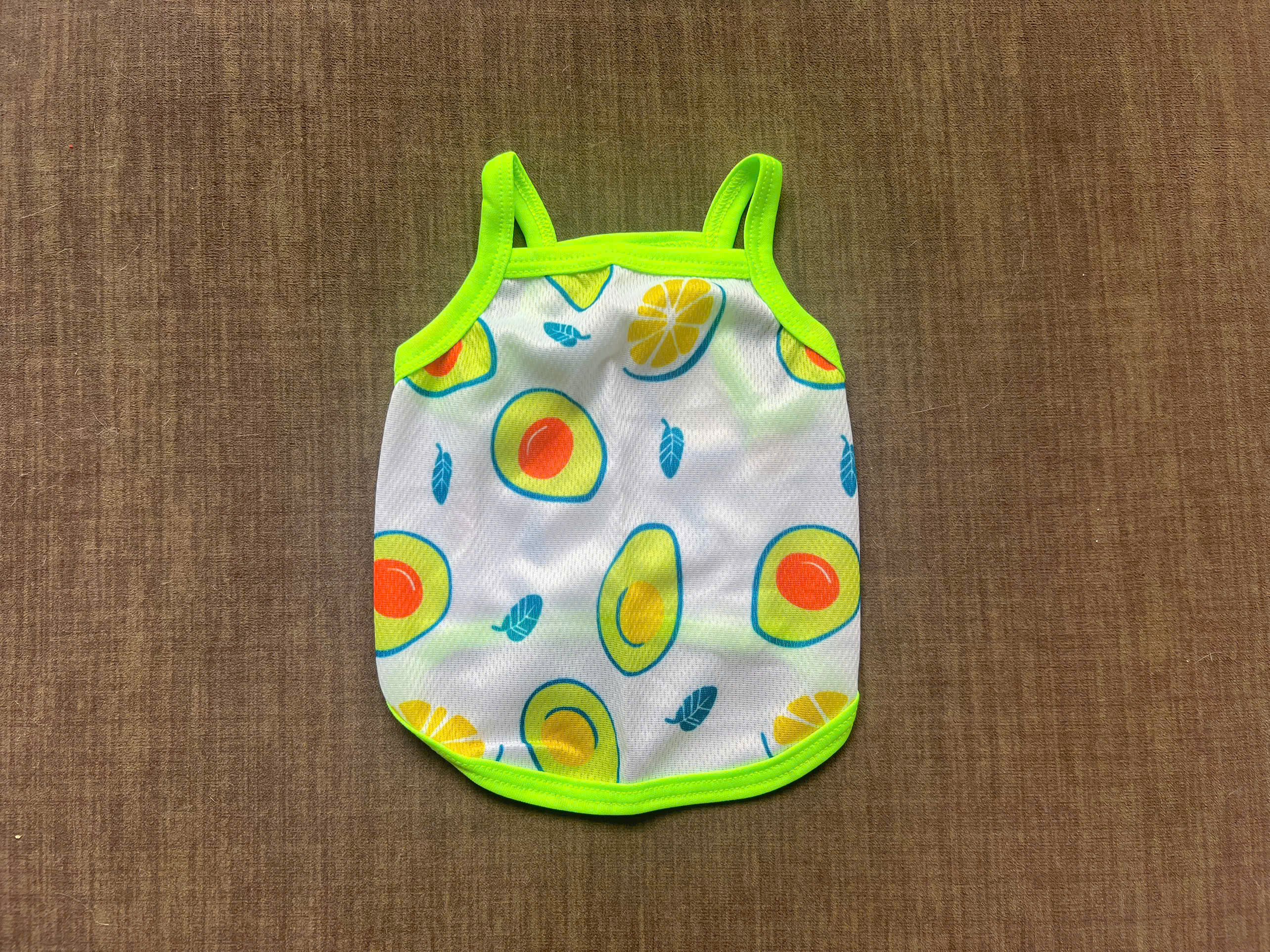 ÁO THUN HAI DÂY QUẢ BƠ THÔNG HƠI SIÊU CUTE TỪ 1-7.5KG DÀNH CHO THÚ CƯNG CHÓ MÈO