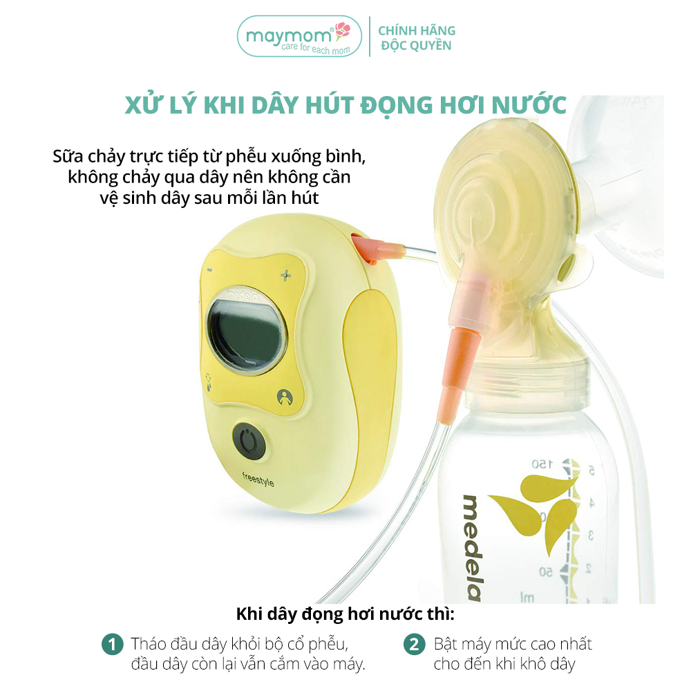 Dây Hút Sữa Medela Freestyle Thương Hiệu Maymom, Không Chứa BPA, An Toàn 100%, Vệ Sinh Dễ Dàng - 1 dây