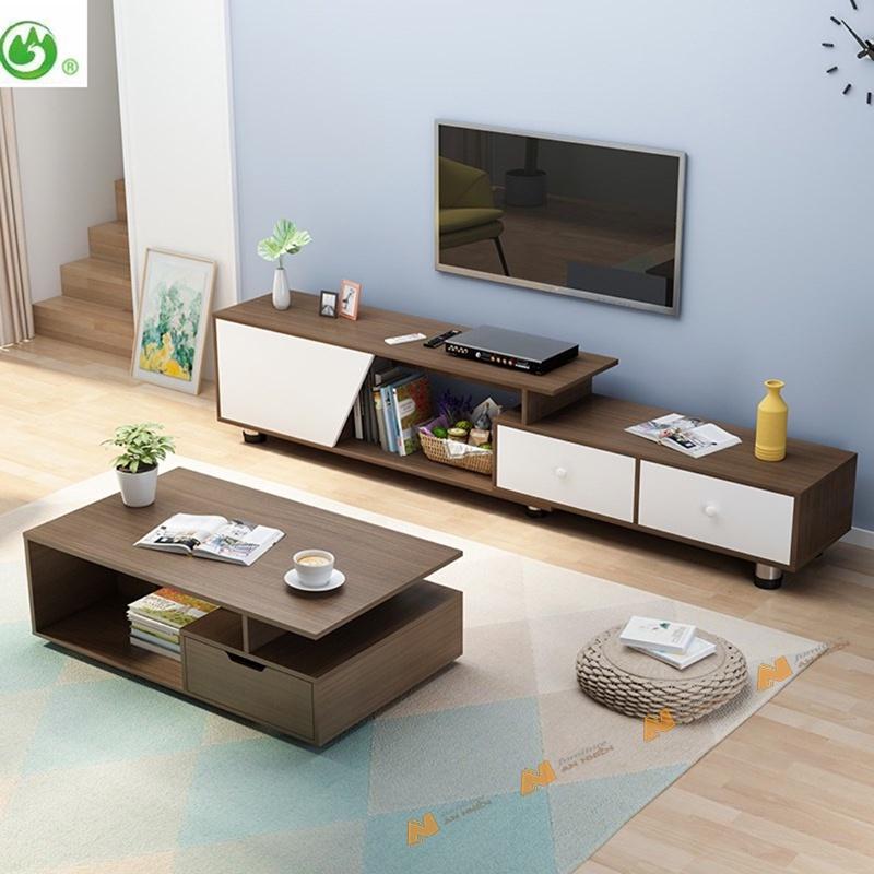 Made in VN Tủ Tivi - Kệ Tivi Phòng Khách Kết Hợp Để Phòng Ngủ Phòng khách gỗ mdf 17mm công ty Mộc Phát AN035