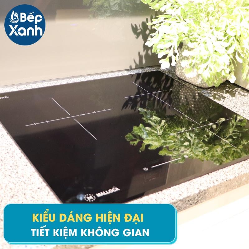 Bếp điện từ 3 vùng nấu Malloca MIR 593 - Xuất Xứ Tây Ban Nha - Hàng Chính Hãng