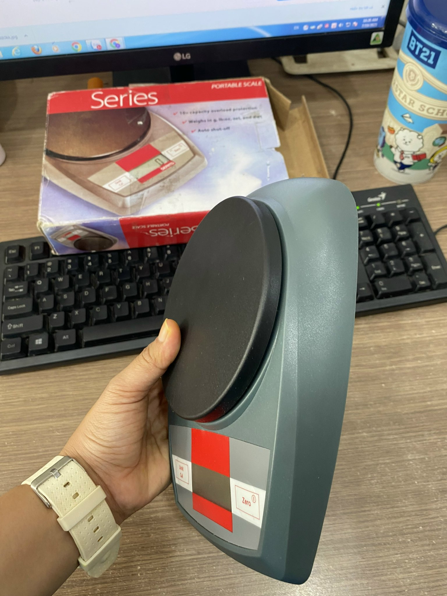 Cân nhà bếp điện tử giá rẻ OS 1kg