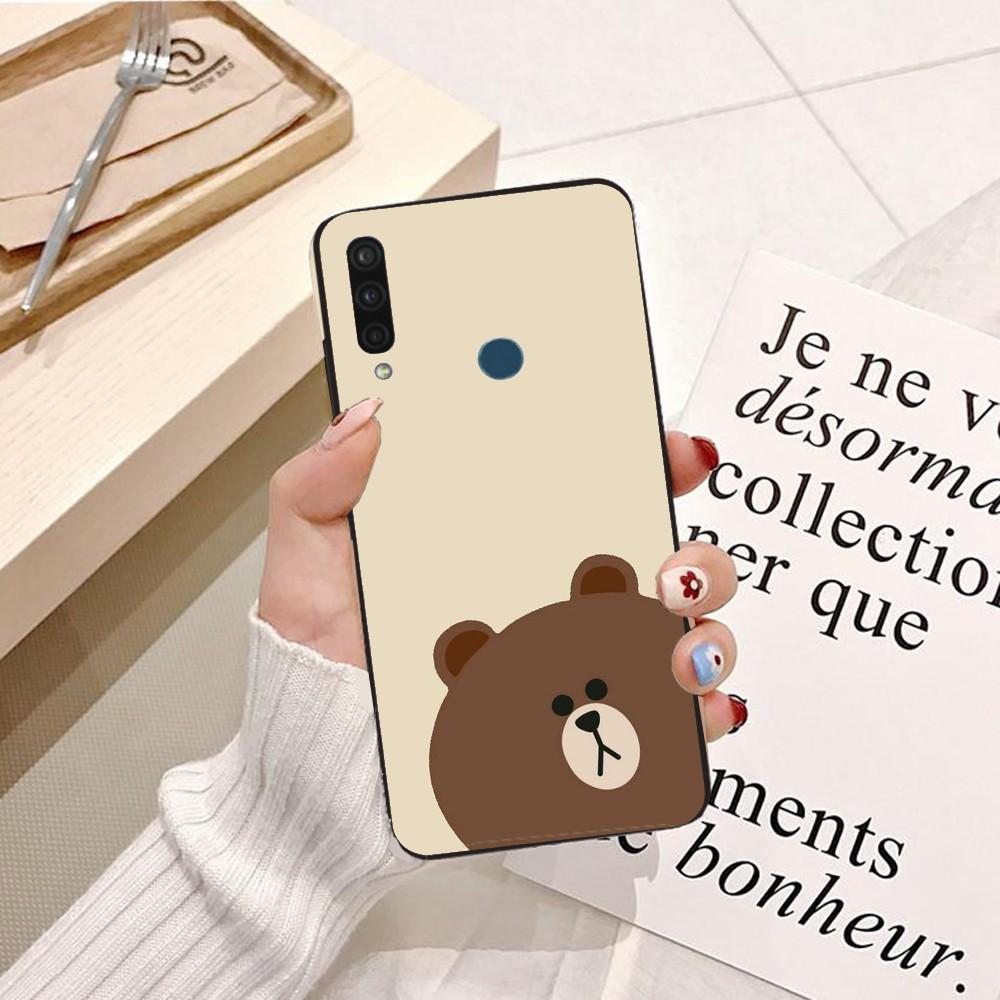 Ốp lưng dành cho điện thoại Vsmart Joy 1 Silicon dẻo hình Gấu Brown Dễ Thương - Hàng nhập khẩu