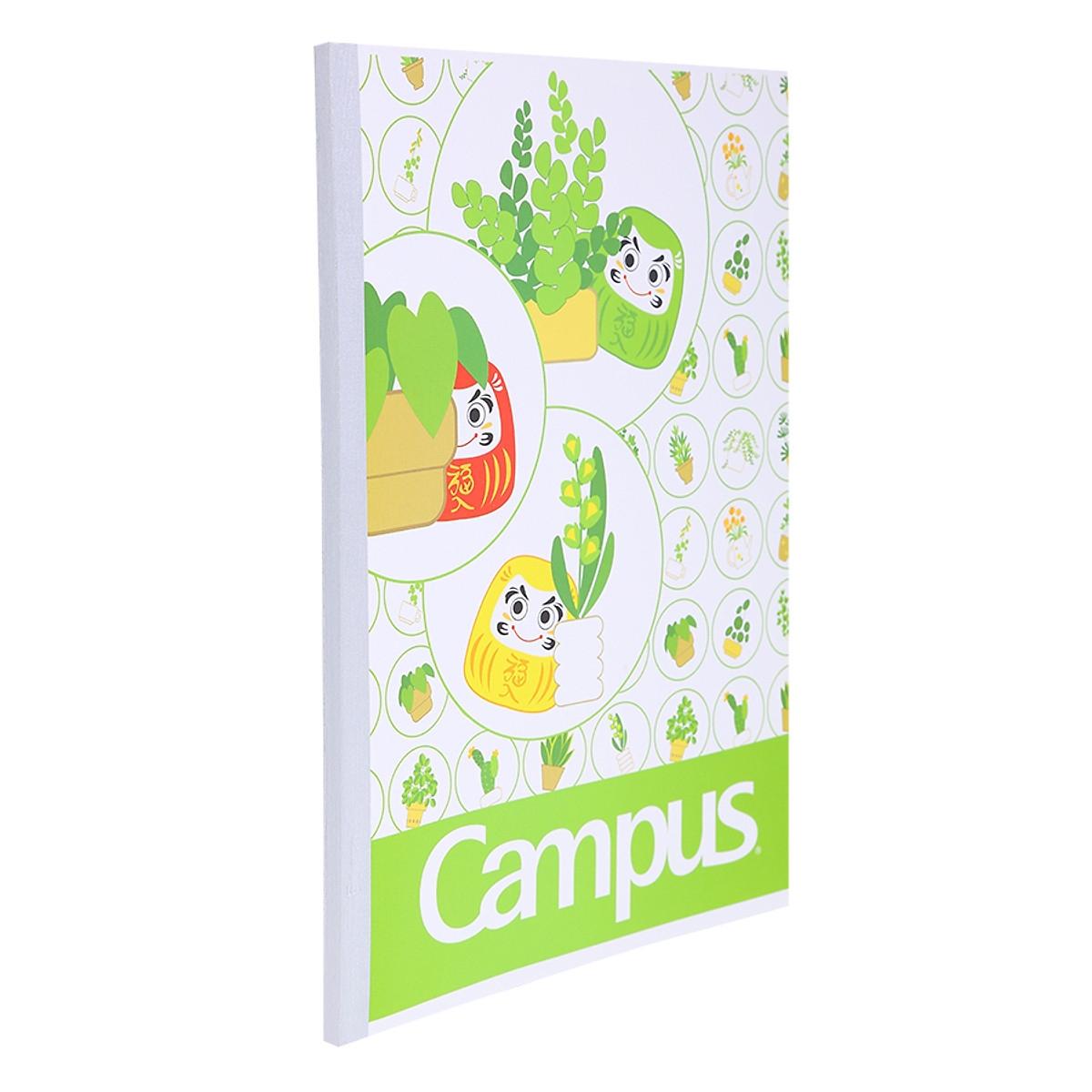 Combo 5 Tập Daruma World - B5 Kẻ Ngang 120 Trang ĐL 70g/m2 - Campus NB-BDAW120-2 (Mẫu Màu Giao Ngẫu Nhiên)