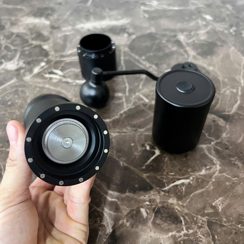 Máy xay hạt cà phê cầm tay kèm pin 60 cấp độ xay 2 trong 1 thương hiệu Mỹ HiBREW G4C - Dung lượng pin 980mAh - Hàng nhập khẩu