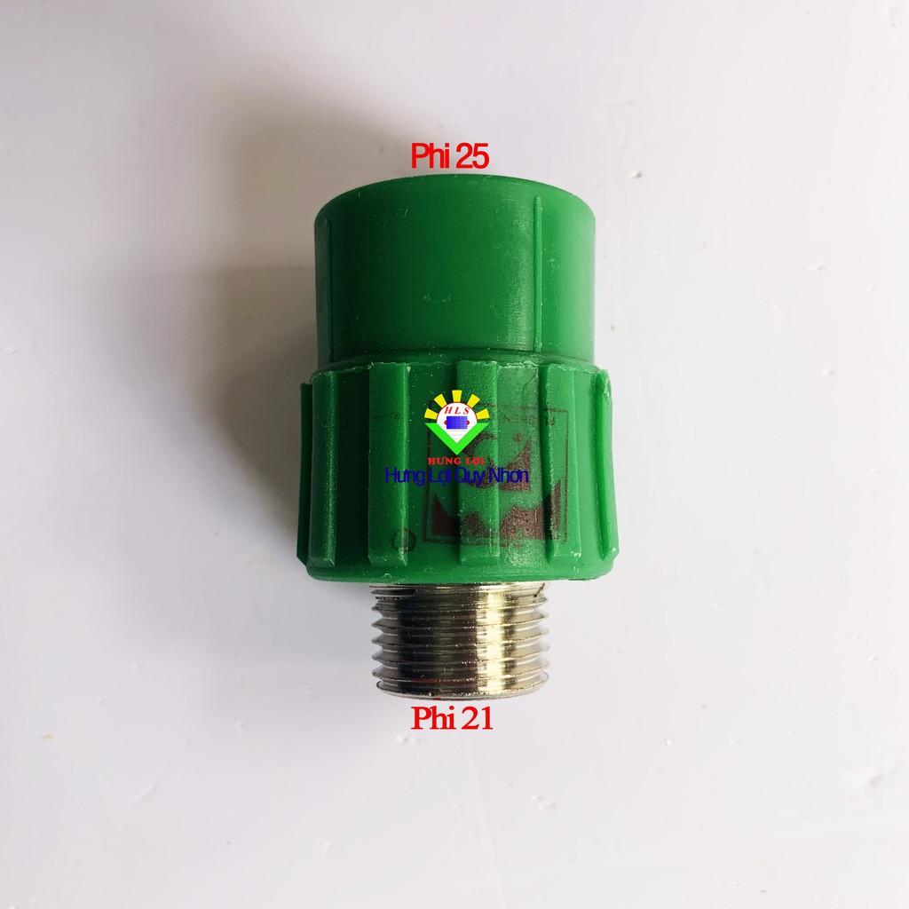 Nối ren ngoài ống nước nóng PPR phi 25 32 - phụ kiện ống nước nóng, lạnh