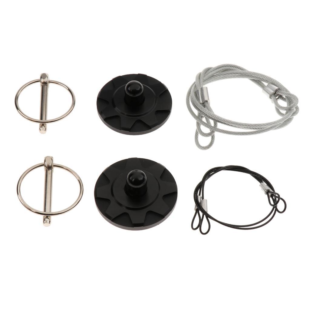 Aluminum Alloy Car Engine Hood Cover Lock Pull Line Bonnet Latch Black/Red/Gray/Gold/Blue/Silver/Purple