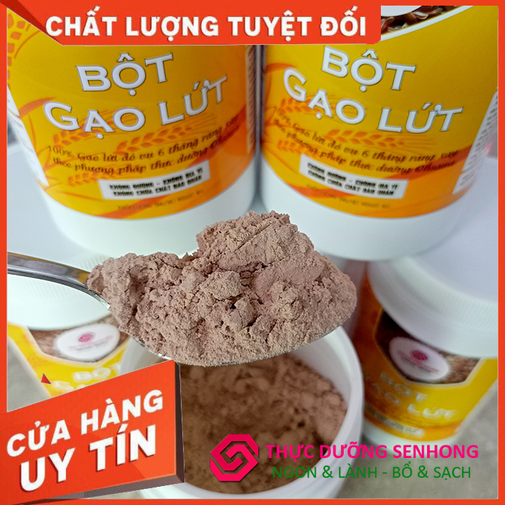Bột gạo lứt đỏ  Rang xay theo phương pháp thực dưỡng Ohsawa