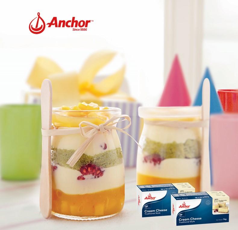 Cream Cheese Anchor New Zealand khối 1kg