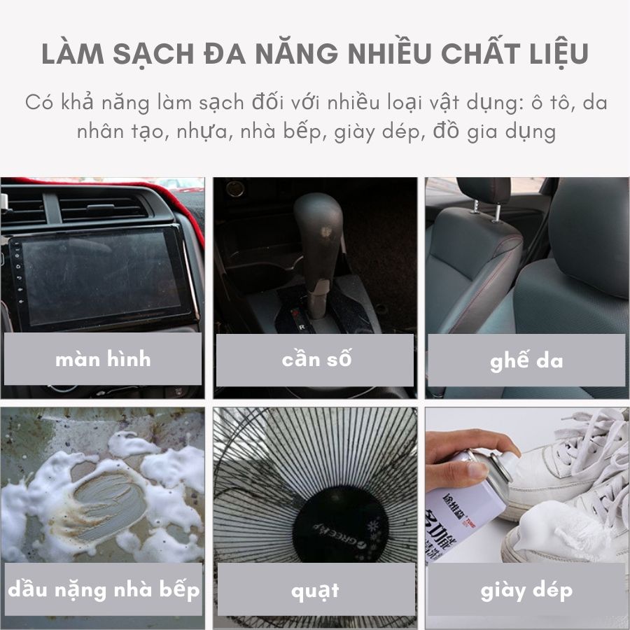 Chai xịt tạo bọt vệ sinh giày William Weir 600ml, vệ sinh nội thất ô tô, nhà bếp, đồ gia dụng, có nắp kết hợp bàn chải- Chính hãng