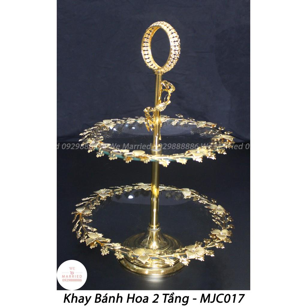 Khay Bánh Hoa 2 Tầng - MJC017