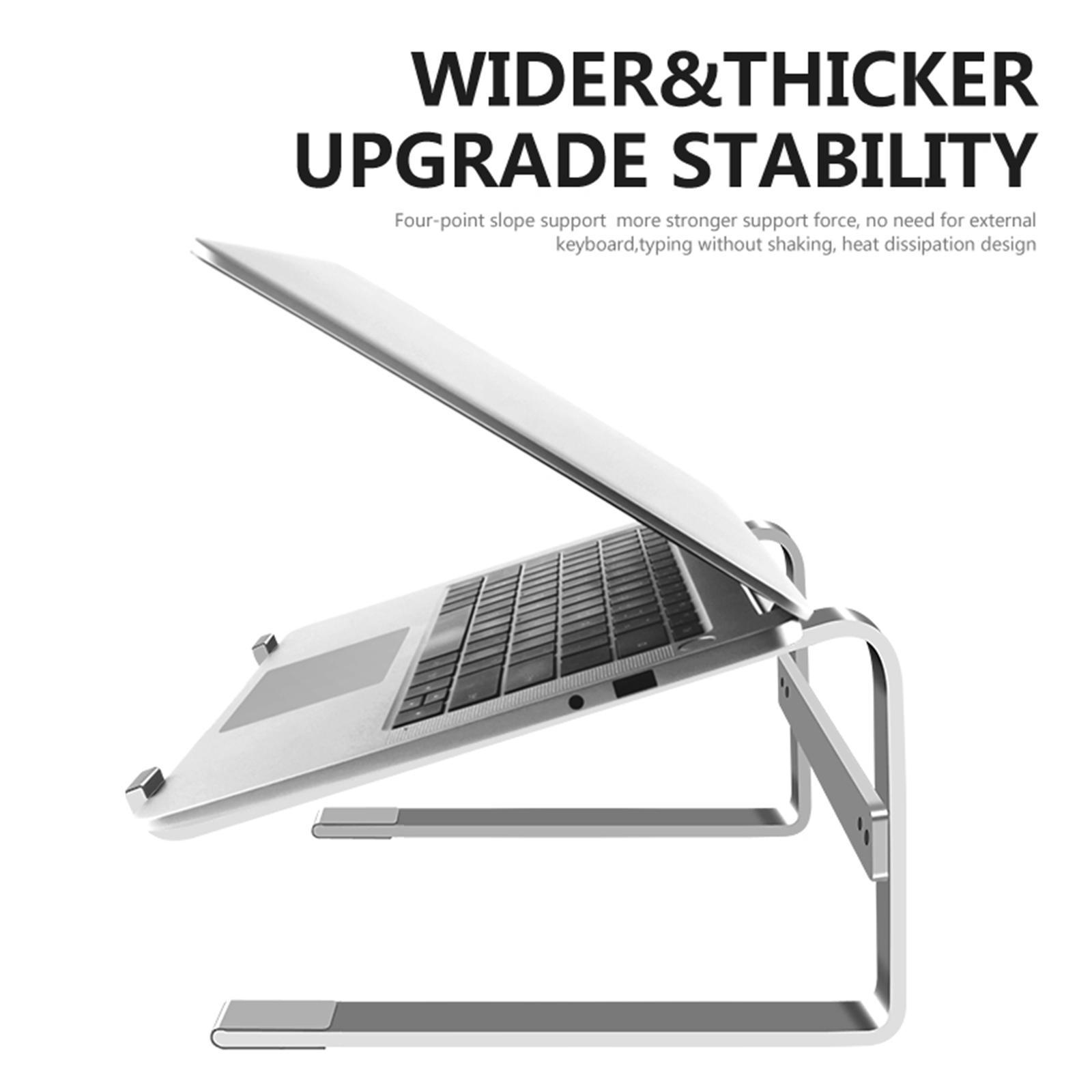 Aluminum Laptop Stand Desktop Holder Office Support -18 Inches