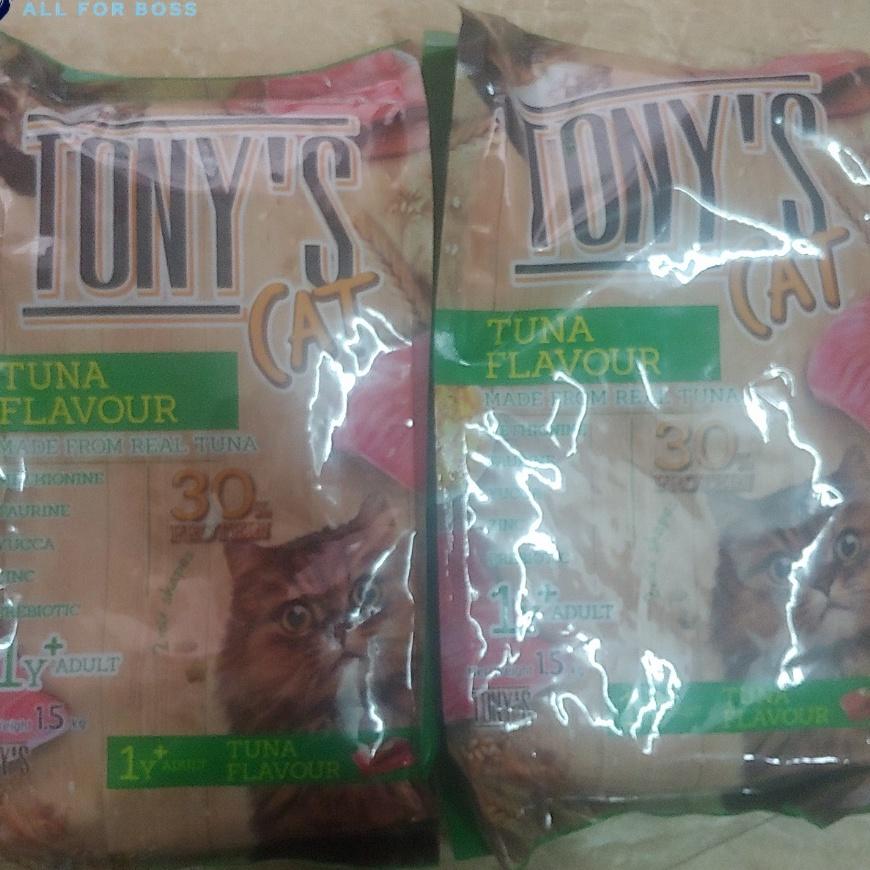 Thức ăn cho mèo dạng hạt Tony Cat túi 1,5kg