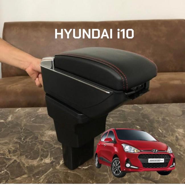 Bệ tỳ tay dành cho xe Hyundai i10 cao cấp tích hợp cổng sạc USB
