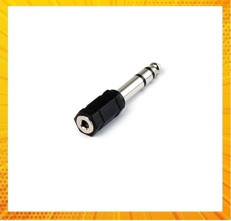 Đầu jack chuyển đổi âm thanh từ cổng 3.5mm cái sang cổng 6.5mm LK84