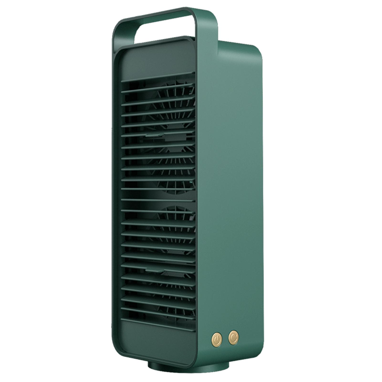 Quạt bàn cá nhân cỡ nhỏ, quạt đứng dạng tháp cỡ nhỏ, 3 tốc độ, sạc USB