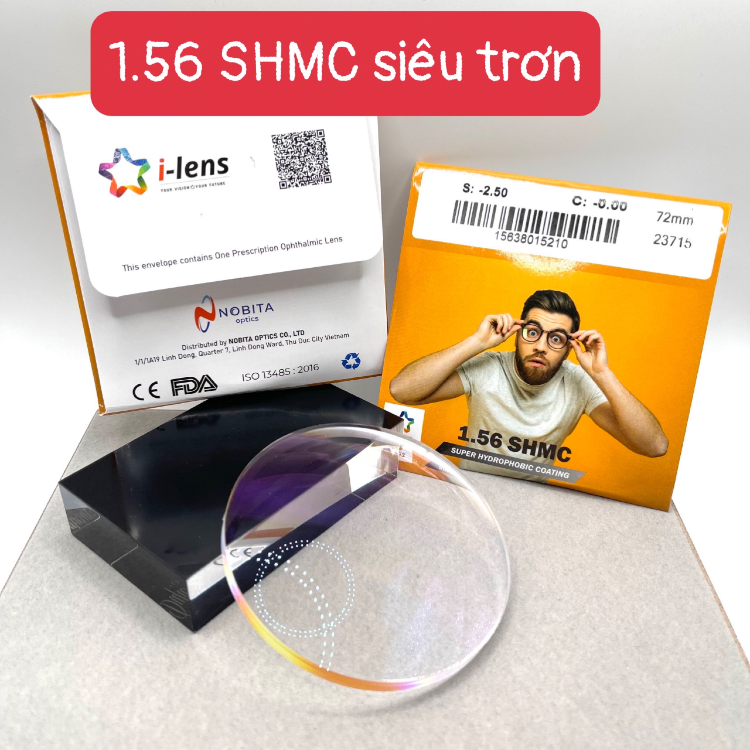 Tròng kính iLens 1.56 SHMC Cao cấp