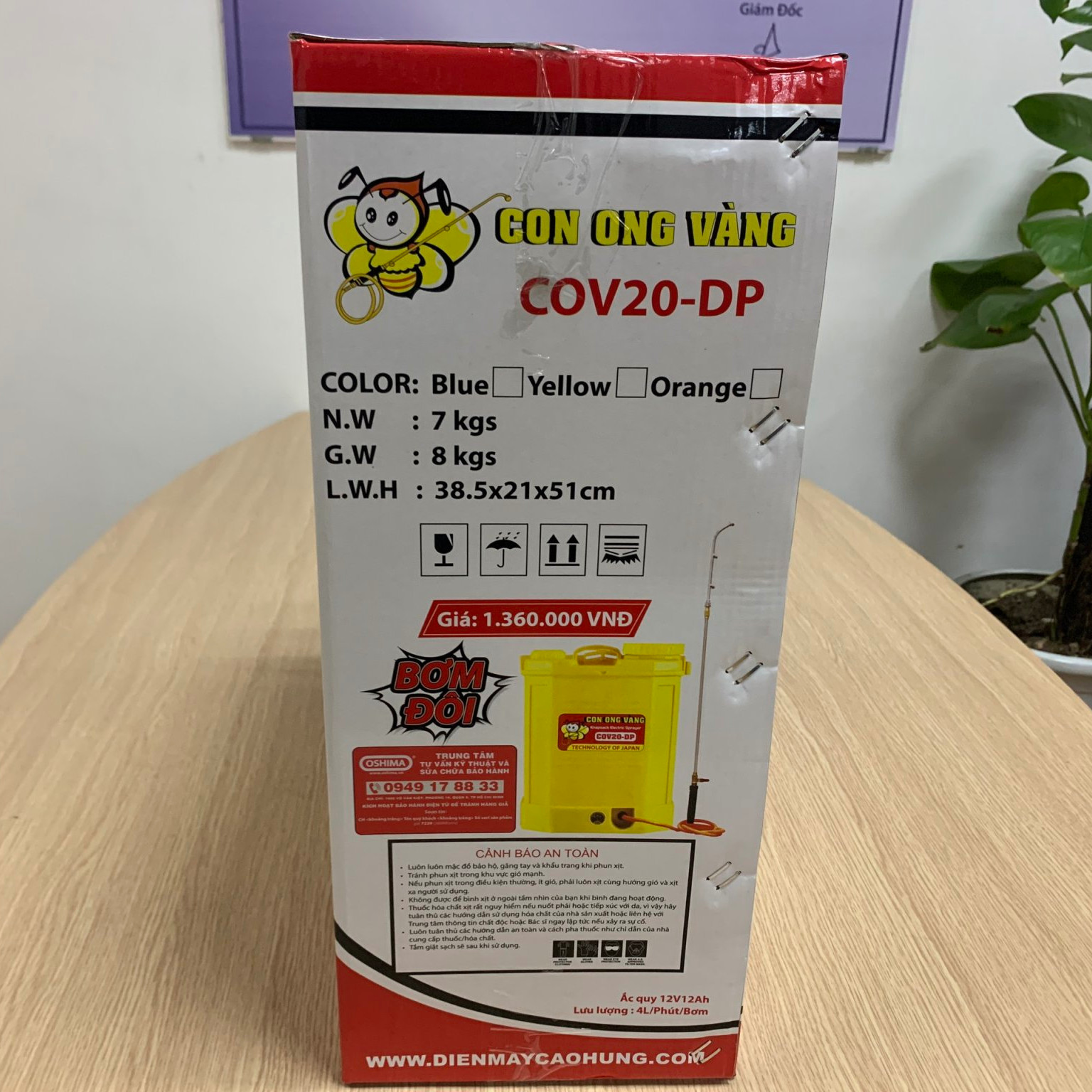 Bình xịt Oshima COV20-DP