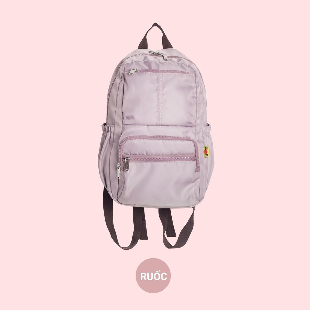 Balo thời trang đi chơi, đi làm học thêm với chất vải dù min siêu nhẹ và những gam màu pastel nhẹ nhàng - BOM