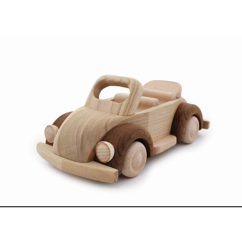 Đồ chơi gỗ - Xe ô tô mui trần- xe ô tô cho bé trai