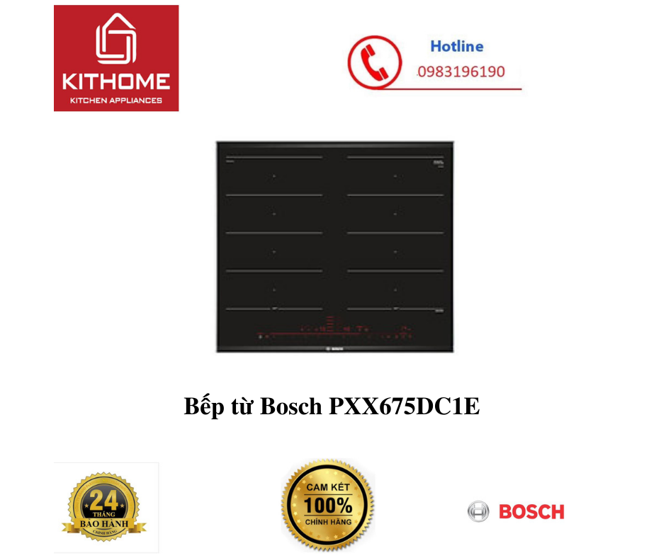 Bếp từ Bosch PXX675DC1E - Hàng chính hãng