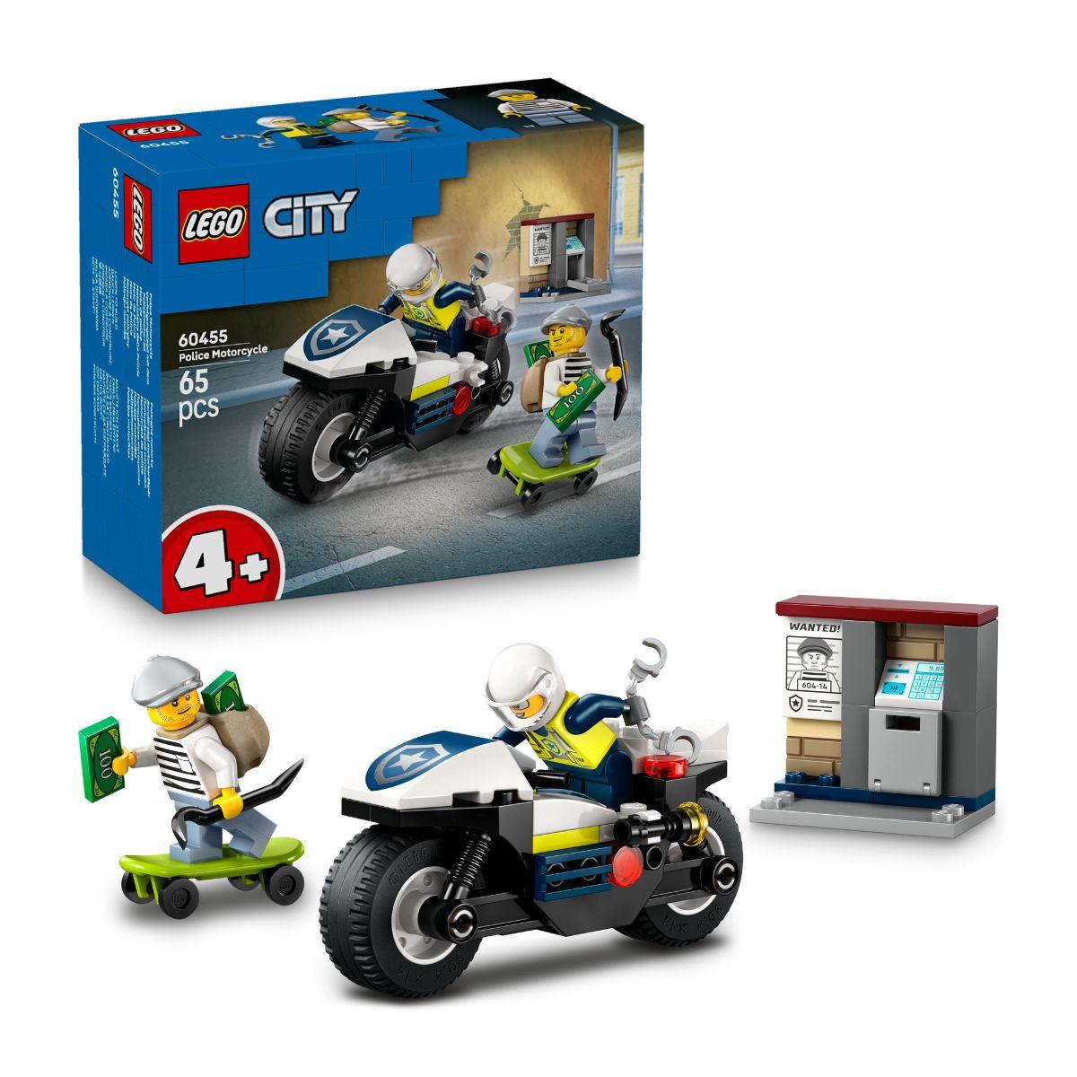 LEGO CITY 60455 Đồ Chơi Lắp Ráp Cuộc Đua Truy Bắt Cướp (65 chi tiết)