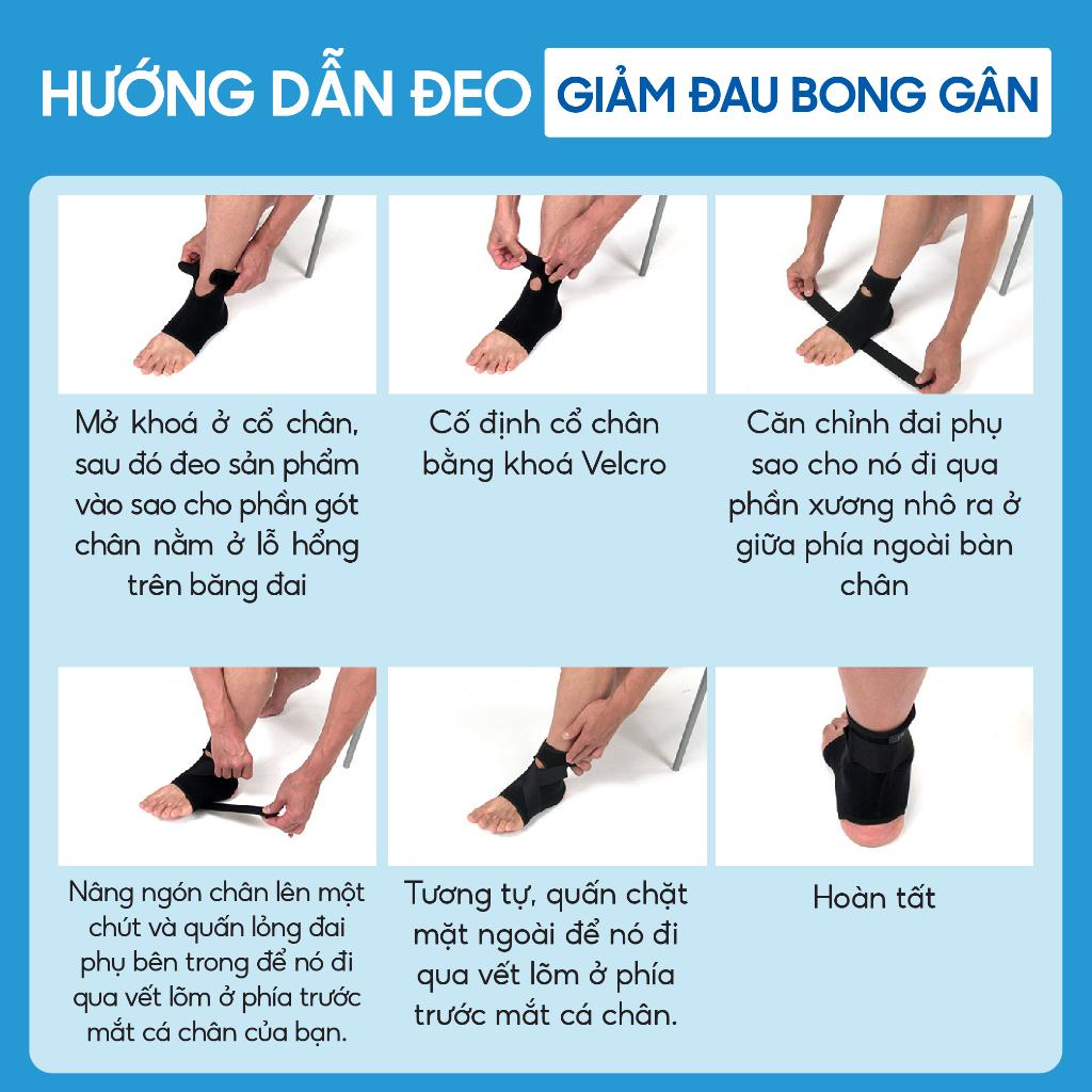 Đai cổ chân Phiten loại cứng AP166003/AP166004/AP166005