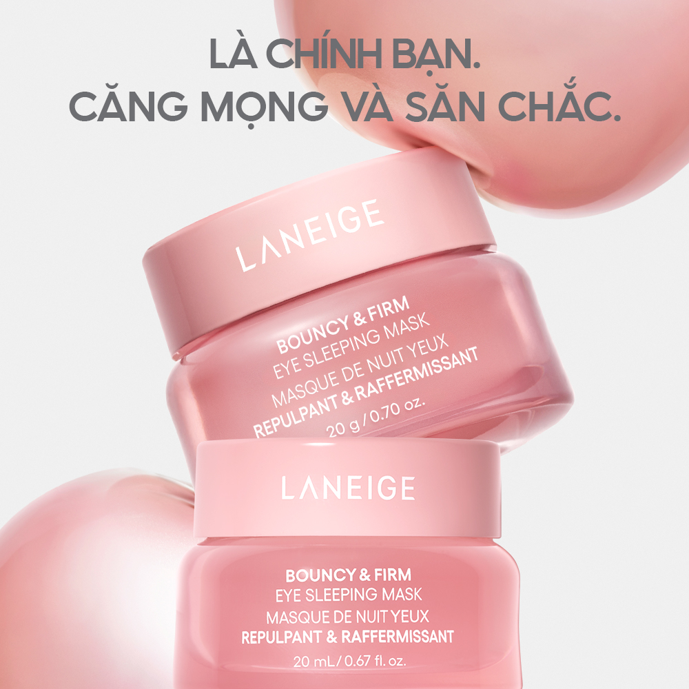 [MỚI] Mặt Nạ Ngủ Chăm Sóc Vùng Mắt Laneige Bouncy &amp; Firm Eye Sleeping Mask 20g