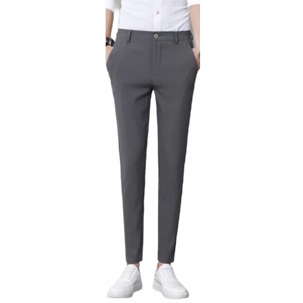 Quần Tây Nam, quần tây âu phom hàn quốc dáng ôm ống côn, vải co dãn. Hình thật 100% chất vải tuyết mưa dày mịn đẹp loại 1 chuẩn shop.