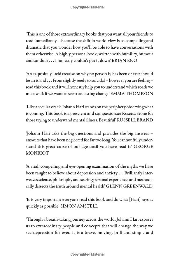 Sách ngoại văn: Lost Connections: Why You’re Depressed And How To Find Hope